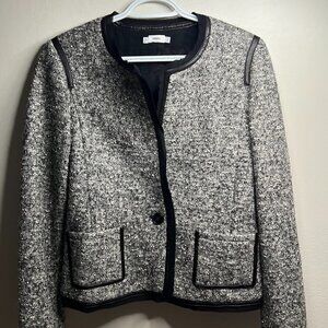 Vince Tweed Pattern Evening Jacket Size: XL | US 12